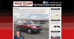 Desktop Screenshot of mitchwrightautosales.com